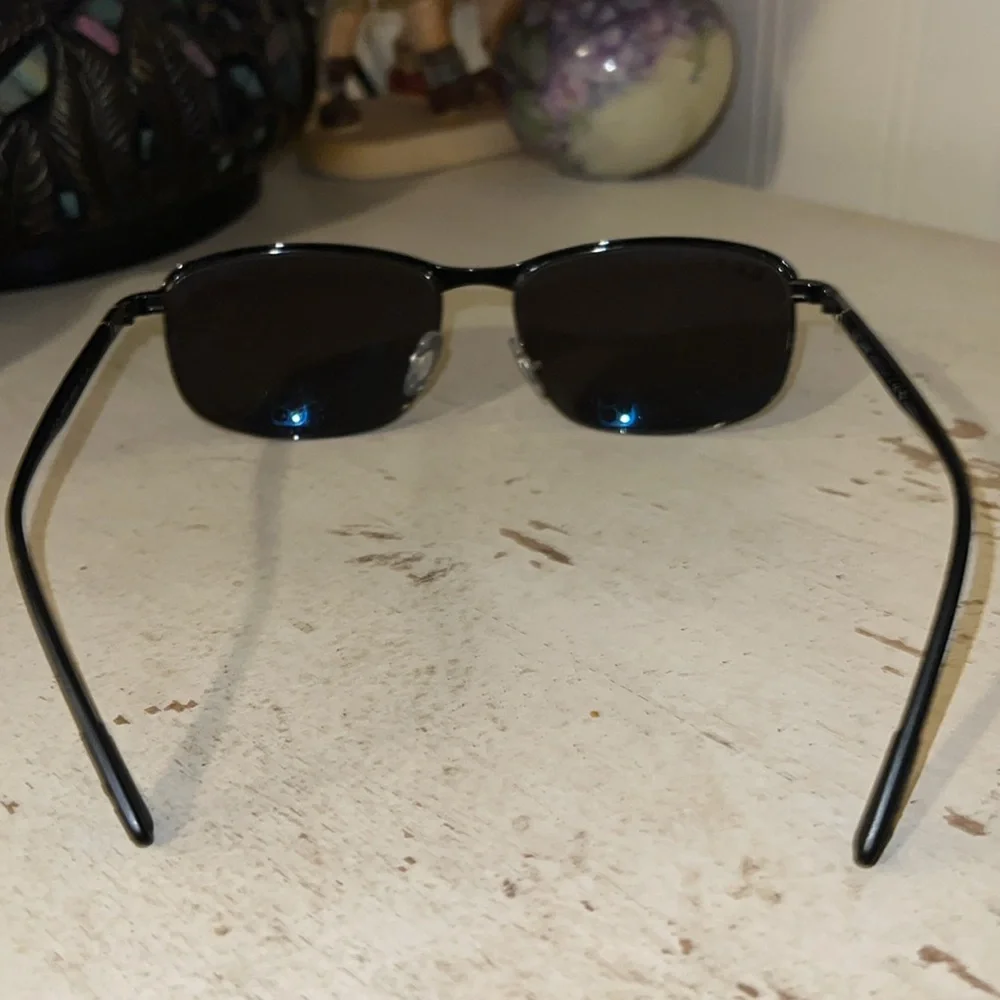 Ray-Ban Black Sunglasses Chromance 186/k8 60-16 140 3P